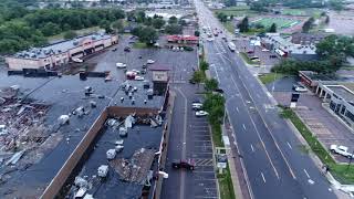 Tornado Damage 9102019 Sioux Falls South Dakota [upl. by Fanchie]