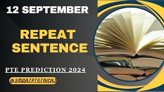 PTE Speaking Repeat Sentence 2024  repeat sentence practice pte [upl. by Anoit155]