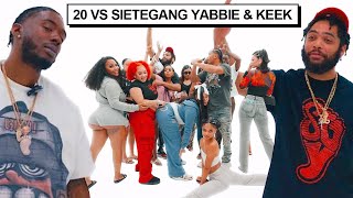 20 WOMEN VS 2 RAPPERS SIETEGANG YABBIE amp KEEK [upl. by Cortney]