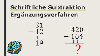 Schriftliches Minus  Schriftliche Subtraktion  Minus rechnen  Wissenswelt Mathe [upl. by Assilla120]