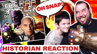 Thanos vs J Robert Oppenheimer  ERBreakdown History Teacher Reaction [upl. by Allekim82]