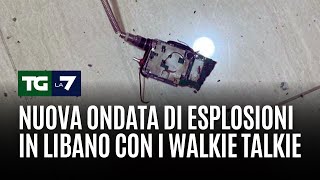 Nuova ondata di esplosioni in Libano con i walkie talkie [upl. by Philly619]