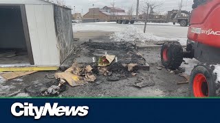 Three people killed in Calgary shed fire [upl. by Aissirac]