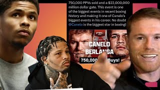 BREAKING NEWS CANELO PROVES STILL 1 FACE OF BOXING 750K PPV BUYS  SHAKUR SAY HE BACK IN DECEMBER [upl. by Naeruat]