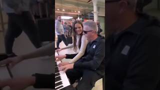 Boogie Woogie Queen Rocks The Public Piano [upl. by Ettenan]