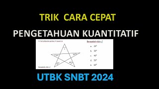 PEMBAHASAN SOAL ASLI KUANTITATIF UTBK SNBT 2024 YANG SUDAH KELUAR [upl. by Amsab897]