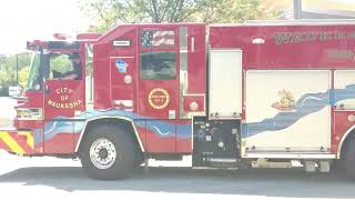 WFD Engine 1563 Returning To Quarters [upl. by Naggem]