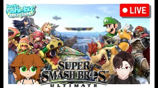 duelo a muerte con cuchillos super smash bros ultimate con RedEyeschannel [upl. by Niuqram567]