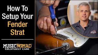 FENDER STRATOCASTER  How to Setup your Electric Guitar StepbyStep [upl. by Crowley]