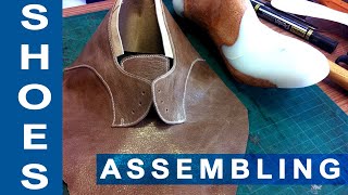 Assembling and Sewing of Shoe Uppers Learn The Craft [upl. by Ebaj]