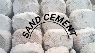 ASMR sand cement asmr dry crumbling on floor oddly satisfying [upl. by Shell]