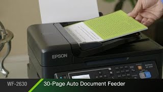 Epson WorkForce WF2630  Take the Tour of the AllinOne Printer [upl. by Aileme405]