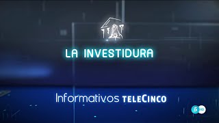 Cabecera  La Investidura Informativos Telecinco 2023 [upl. by Llerryt981]