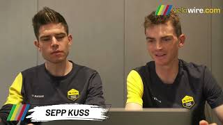 Interview Sepp Kuss Team Visma  Lease a Bike at the start of the Tour of Spain 2024 [upl. by Neenaej807]