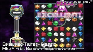 Bejeweled Twist  Mega Fruit Bonus  Supernova Gem created [upl. by Anyer]