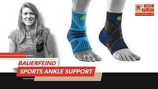 Review zur Bauerfeind SPORTS ANKLE SUPPORT Sprunggelenksbandage [upl. by Elatan]