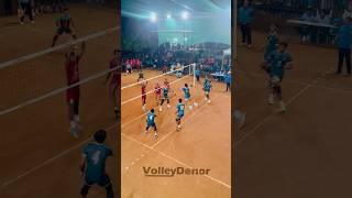 Rally 😱Defence 😳 Pipe Attack 😲 volleyball volleydonor volley haikyu shorts viralvideo [upl. by Ahsea]