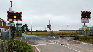 Donington Level Crossing Lincolnshire [upl. by Munshi593]