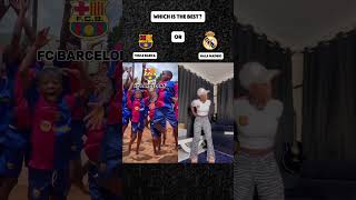 VISCA BARÇA Vs HALA MADRID Pt 26 shorts dance music halamadrid viscabarça laliga [upl. by Adaliah]