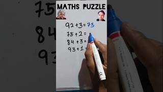 Math Puzzle mathpuzzle viralvideo shorts [upl. by Orgalim]