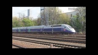 SNCF TGV Duplex mit Makro in KölnWest 18042011 [upl. by Schroth]