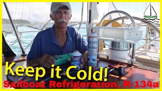 Sailboat Refrigeration Tips Keep food cold in the galley Patrick Childress Sailing Tips 11 [upl. by Nnyrb]