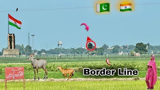 india pakistan border  Pakistan india ferozpur  last Village 🤗 jhaidu vlog [upl. by Nickie347]