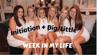 Big little reveal sorority initiation college week in my life  University of Alabama [upl. by Jezrdna]