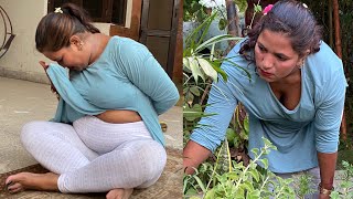 Desi Village Aunty Vist Home Lawn Today  Pakfamilyvlog Daily Routine Work Vlog  New Hot Vlog [upl. by Aihppa932]