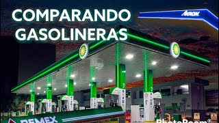 ¿Cual es la mejor GASOLINERA en México Comparando Gasolineras [upl. by Olympium]