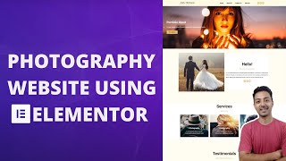 How to create Photography website using Elementor [upl. by Anad378]