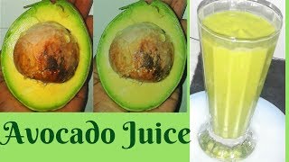 HOW TO MAKE AVOCADO JUICE [upl. by Notyad]