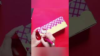 DIY Toothpaste Box Craft how to make pencil box with toothpaste box  shorts ytshorts [upl. by Mitinger]