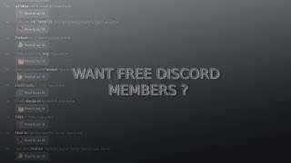 How To Get Free Discord Members in 2024 gg authbot [upl. by Waverley]