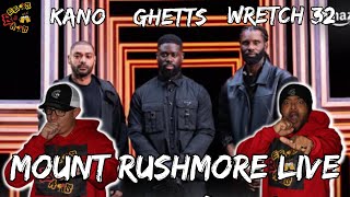 TOTALLY UNDERSTATEMENT  Americans React to Ghetts  Mount Rushmore feat Kano amp Wretch 32 Live [upl. by Onig]