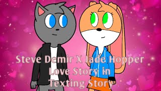 Steve Demir X Jade Hopper Love Story in Texting Story Part 1 [upl. by Etnoved957]