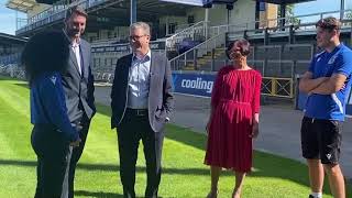 Keir Starmer visits the Memorial Stadium [upl. by Amaleta78]