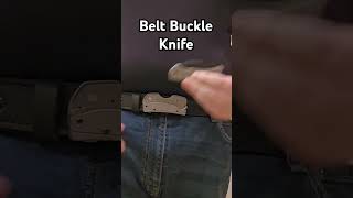 BELT BUCKLE KNIFE [upl. by Anayad]