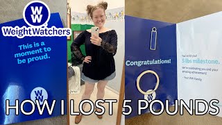 WEIGHT WATCHERS WEDNESDAY  HOW I LOST THE FIRST 5 POUNDS [upl. by Naot]