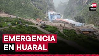 Huaral huaico arrasó con baños termales y generó caos [upl. by Merth]