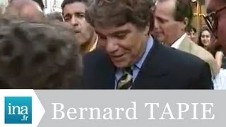 Bernard Tapie en campagne électorale  Archive vidéo INA [upl. by Akel]