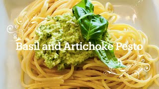 Basil and Artichoke Pesto quotPasta Saucequot [upl. by Yerrot]