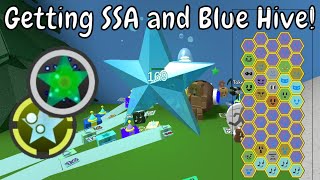 I got SSA and Became a Blue Hive Bee Swarm Simulator [upl. by Dinerman]