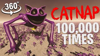 Can You Survive 100000 CATNAP in Poppy Playtime 360° [upl. by Akemej]