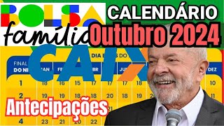 💥 Liberado o calendário do bolsa família mês de Outubro [upl. by Stanfill]