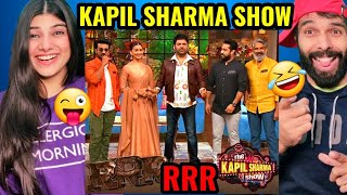 RRR  THE KAPIL SHARMA SHOW  Ram Charan Jr NTR Alia Bhatt SS Rajamouli  Comedy REACTION [upl. by Eninnaj]