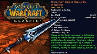 How to Get Thunderfury Blessed Blade of the Windseeker in Classic WoW [upl. by Janik]