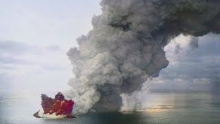 Hunga Tonga Volcano Update Volcano is Erupting A VEI 6 Caldera Forming Eruption [upl. by Zimmer690]