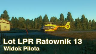 LPR Lot Ratownik 13 z POV Pilota  Wypadek komunikacyjny Grabowo Wielkie [upl. by Fran]