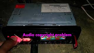 geesonic car audio player  geesonic car audio player tamil  geesonic  gs z39 part2 [upl. by Aicilehp622]